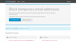 Desktop Screenshot of istempmail.com