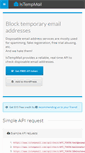Mobile Screenshot of istempmail.com